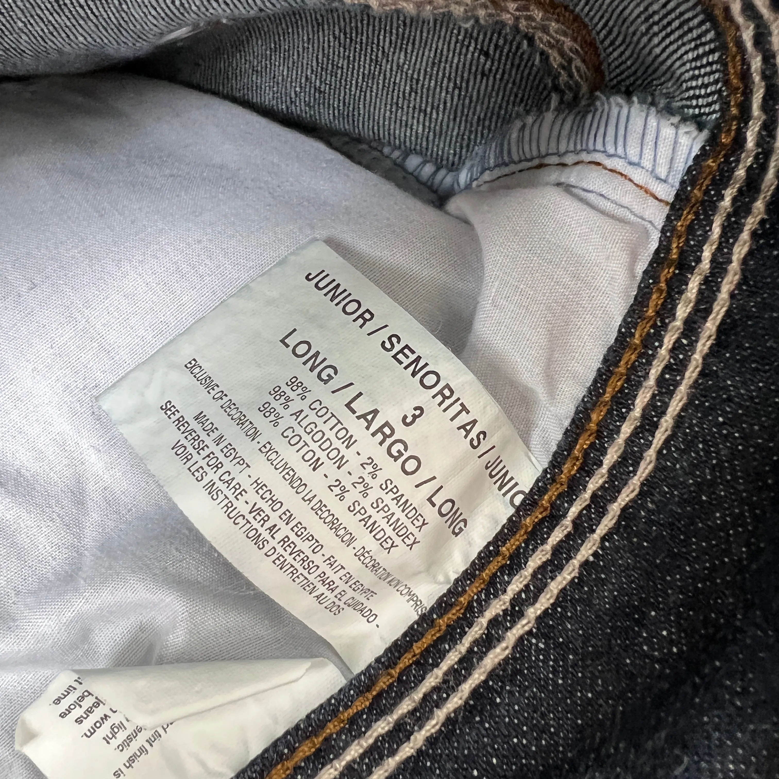 00s dark wash flares