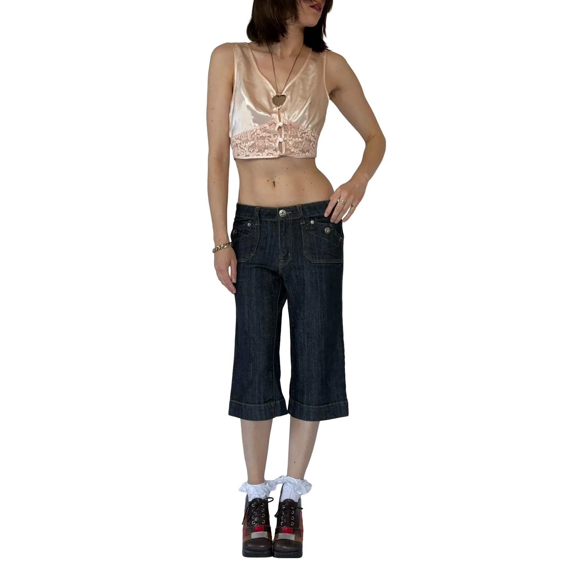 2000s Denim Capris (S)