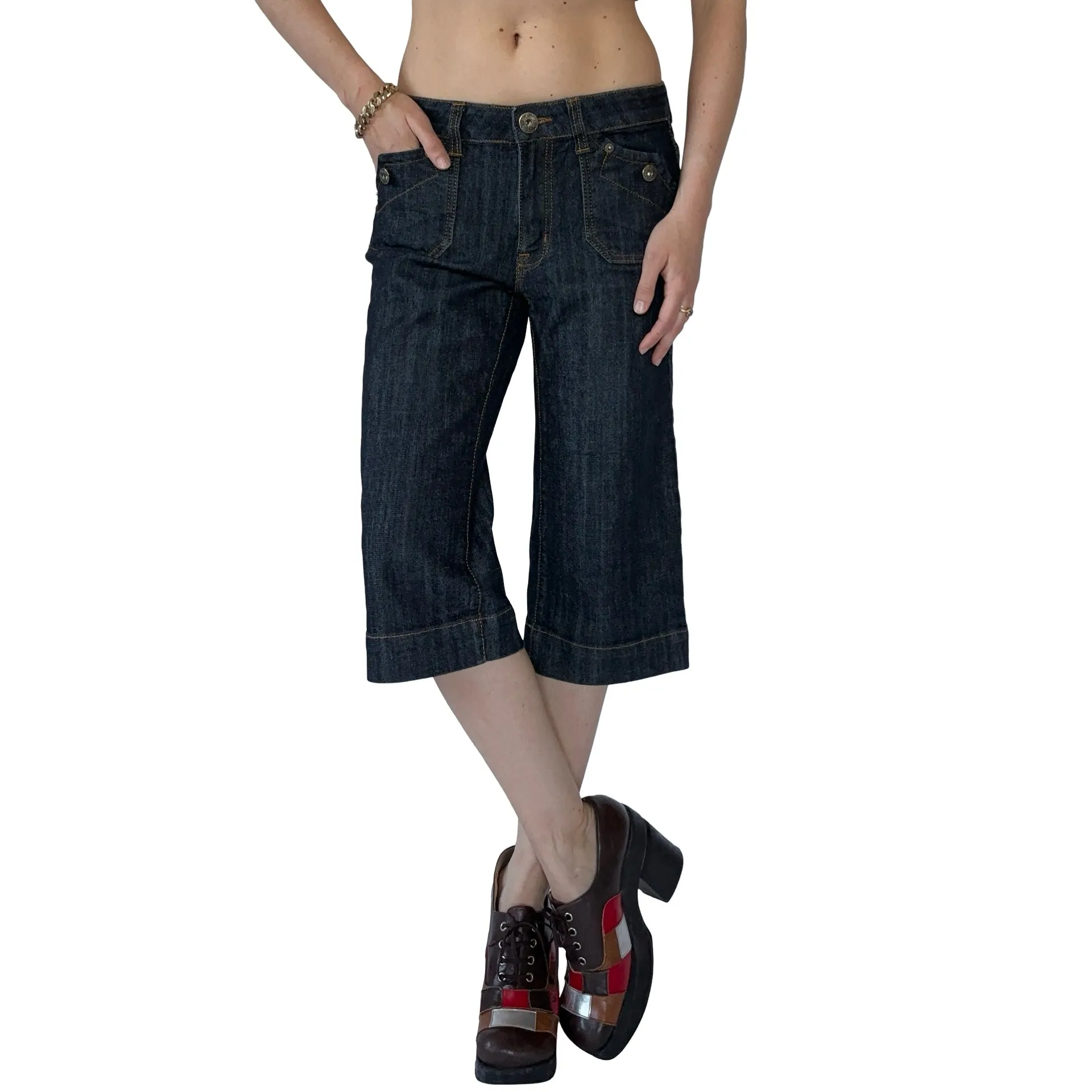 2000s Denim Capris (S)
