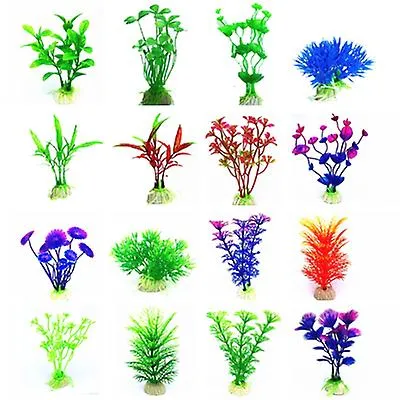 2Pcs B Aquarium Tank Decoration Simulation Aquatic Plants Aquarium Landscape Set False Aquatic Plants Decorative AZ21977