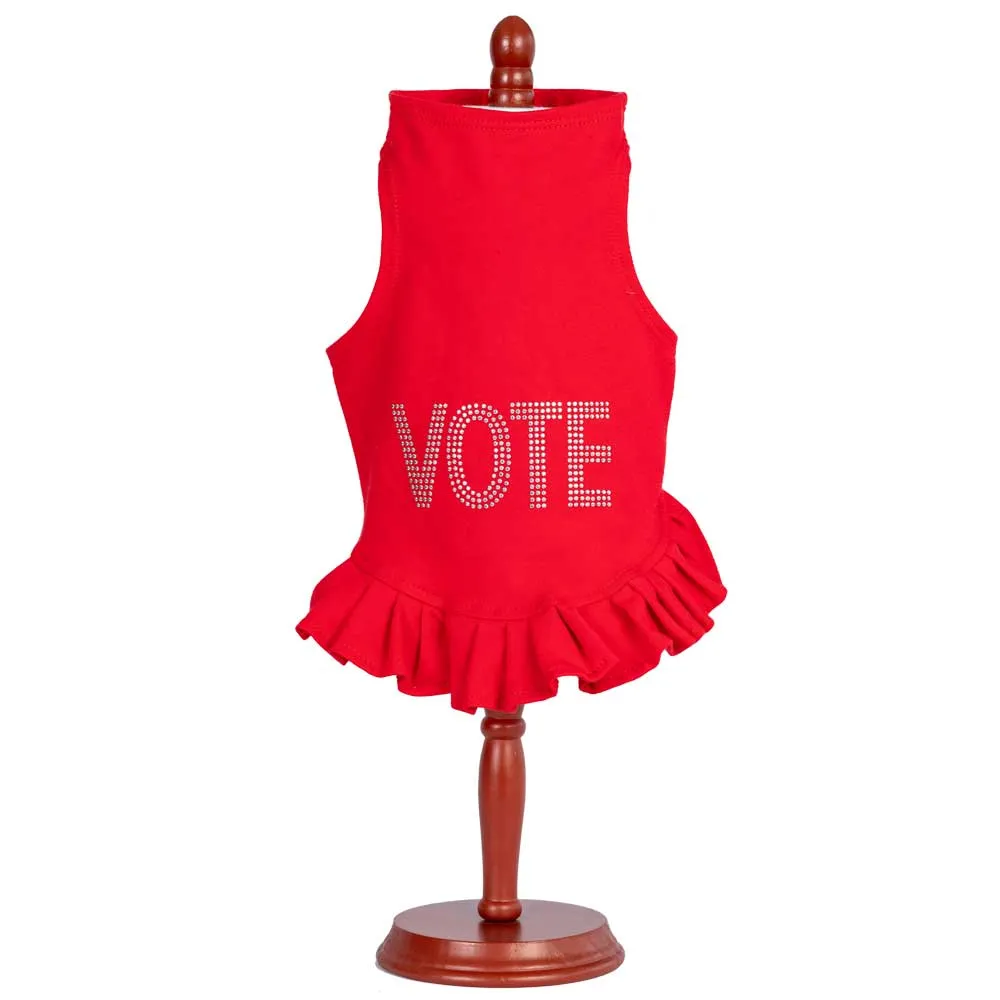 560D Daisy & Lucy Vote Dog Dress