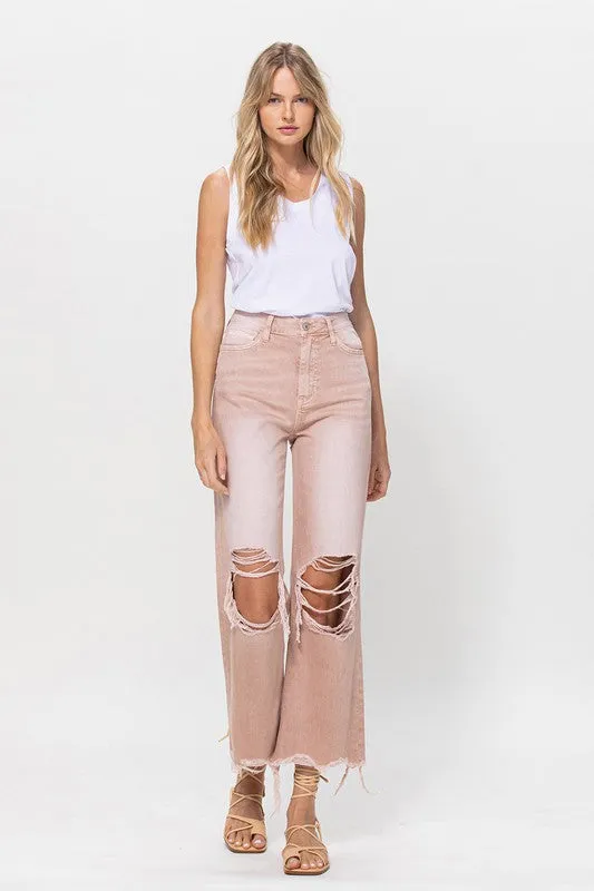 90S VINTAGE CROP FLARE