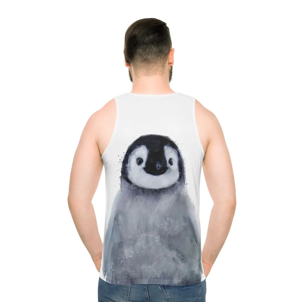 Adorable Penguin Unisex Tank Top for Nature Lovers