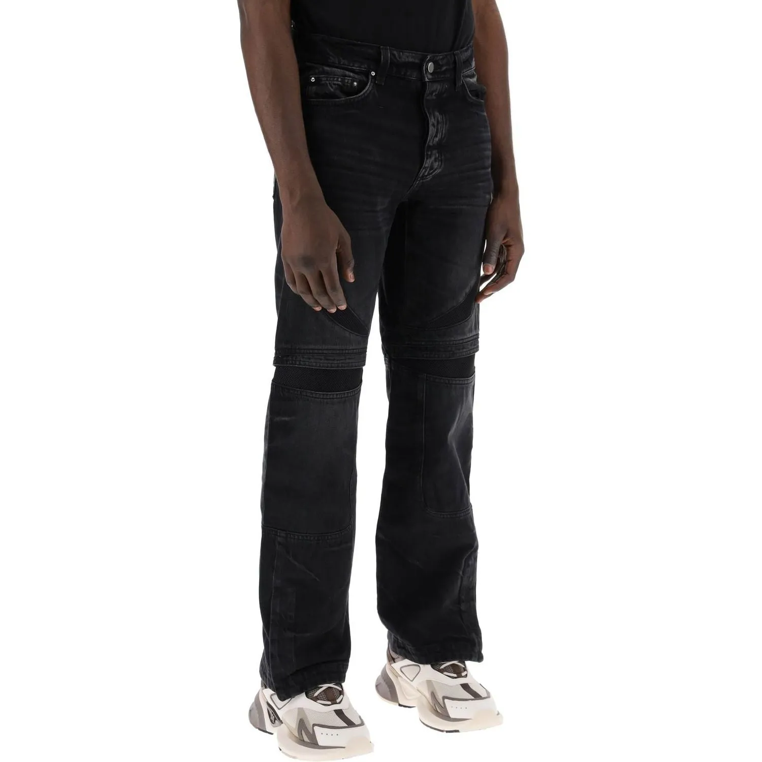 Amiri mx-3 jeans with mesh inserts