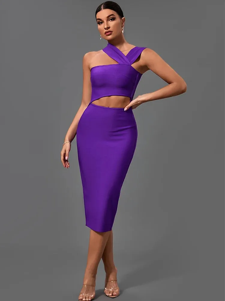 Answer That Echoes Midi Dress