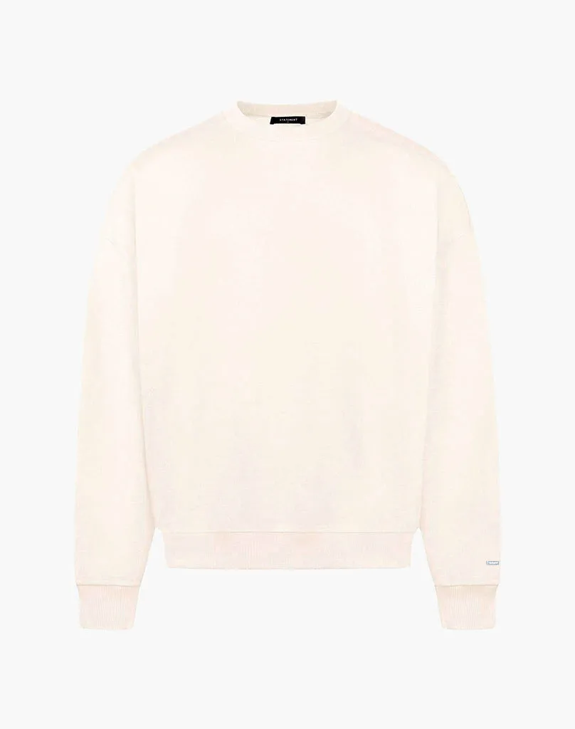 BASIC SWEATER (CREAM WHITE)