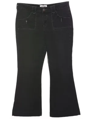 Black Flared Jeans - W32 L27