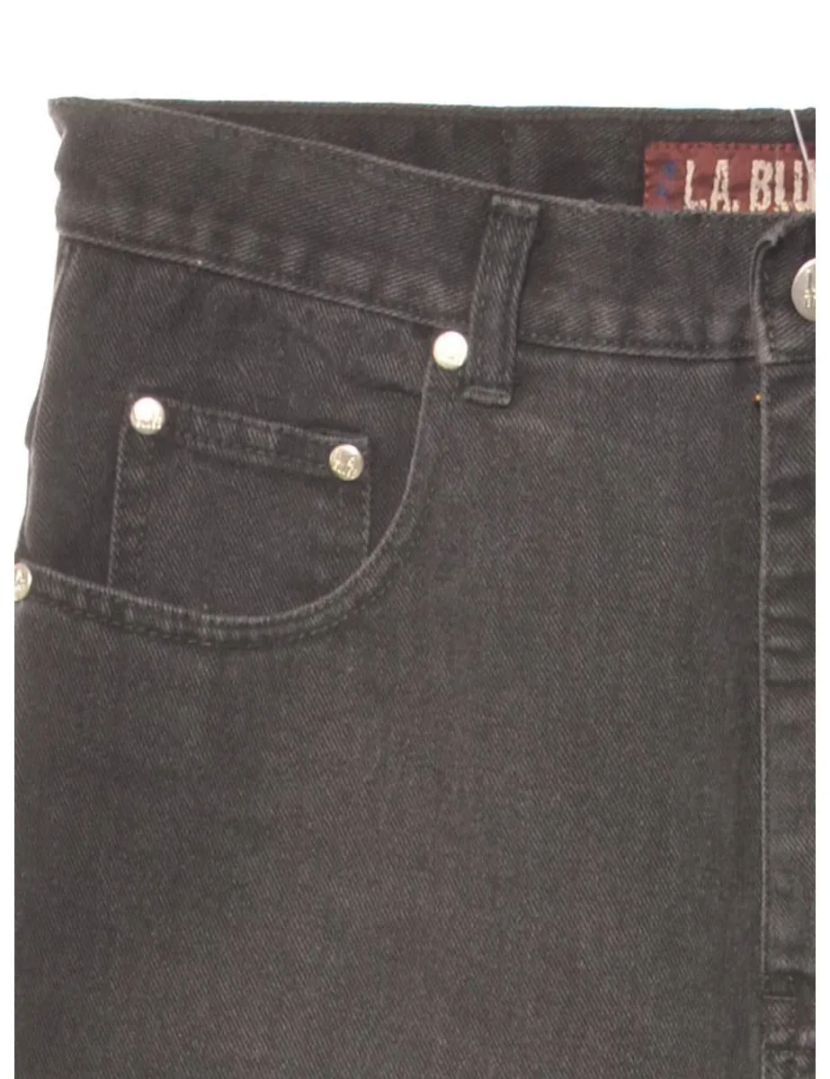 Black Tapered Jeans - W29 L32