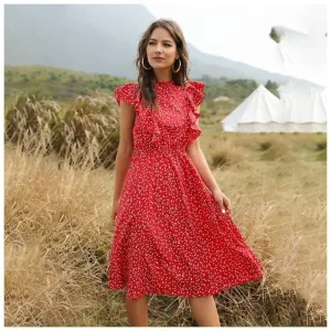 Boho Dress - Flowing Chiffon