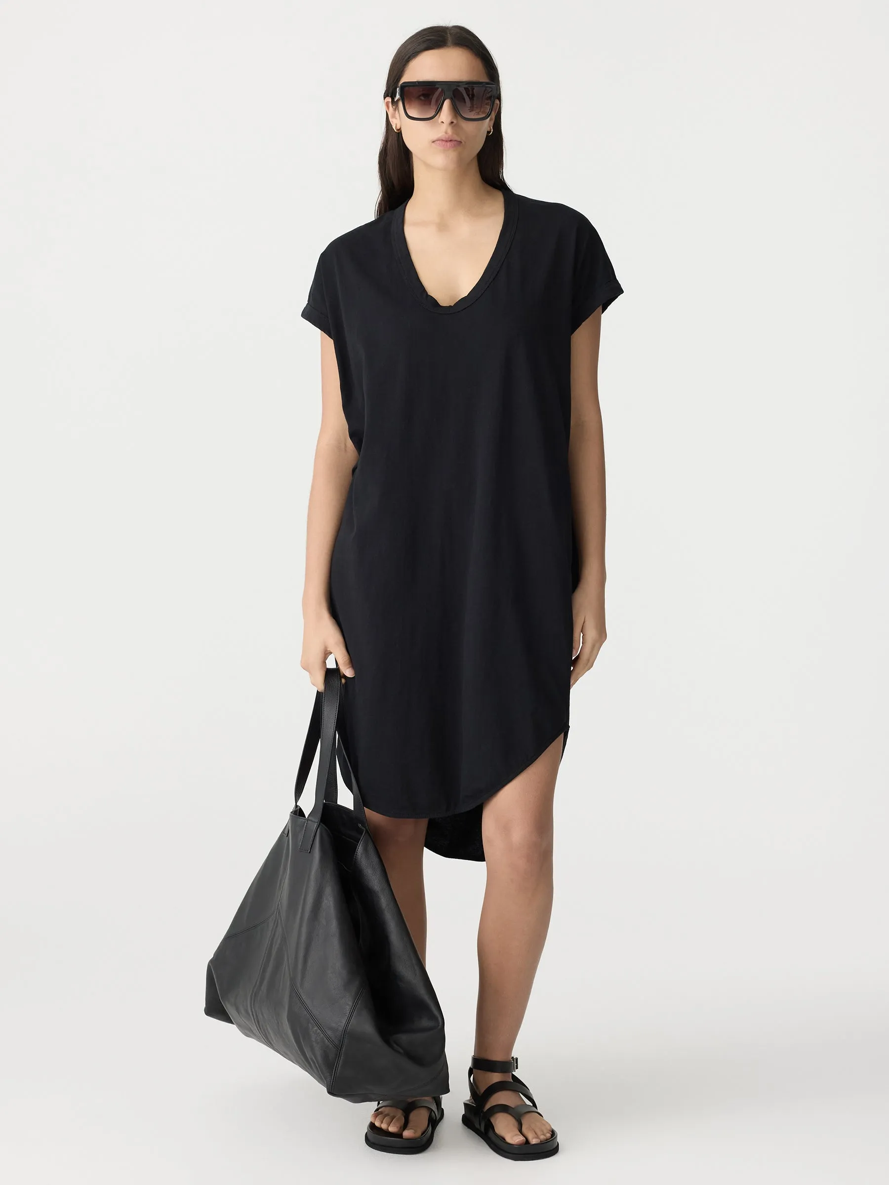 Boxy T.Shirt Dress With Tail II