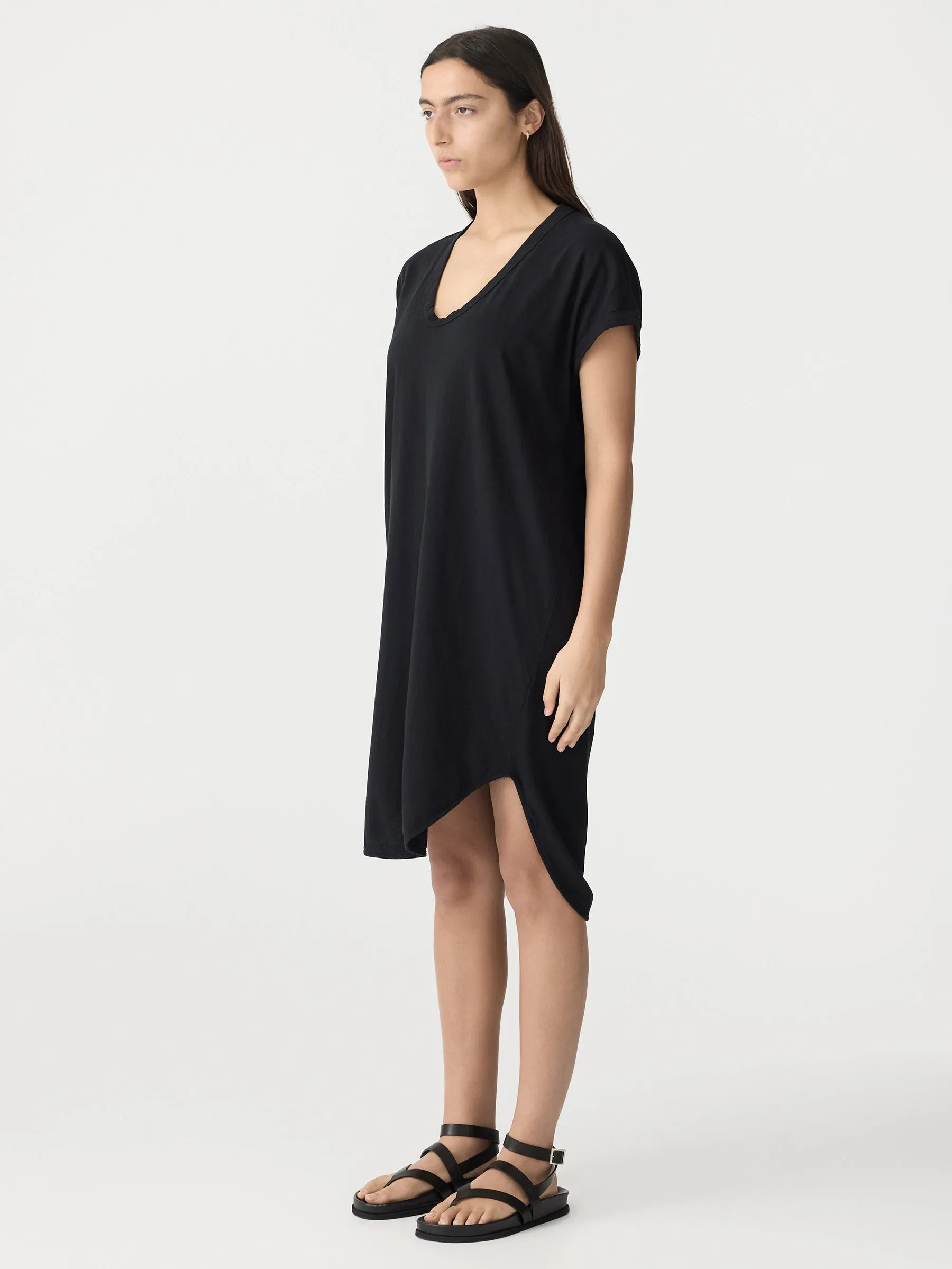 Boxy T.Shirt Dress With Tail II