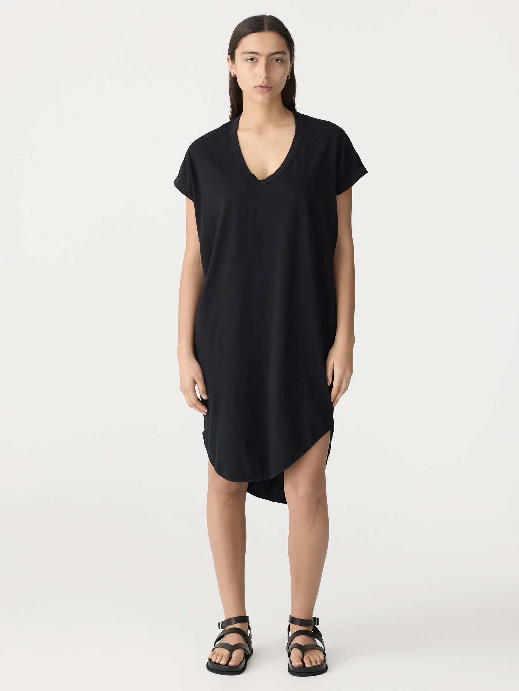 Boxy T.Shirt Dress With Tail II