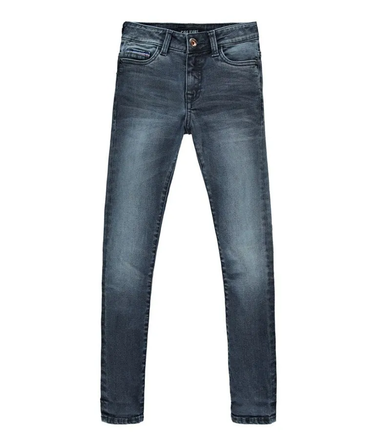 Boy's Jeans Diego Jr. Super Skinny - Blue/Black