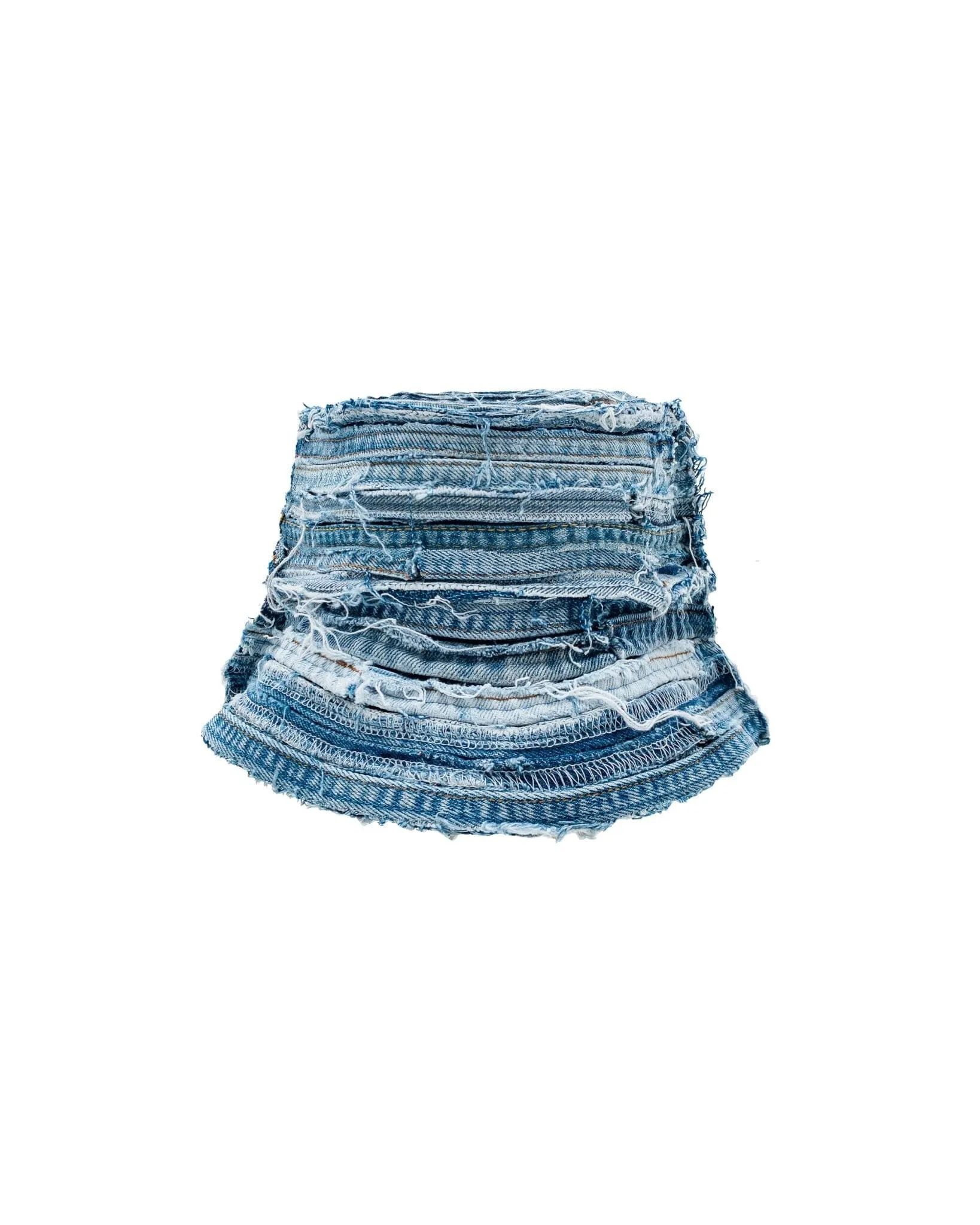 Bucket Hats Denim double seams