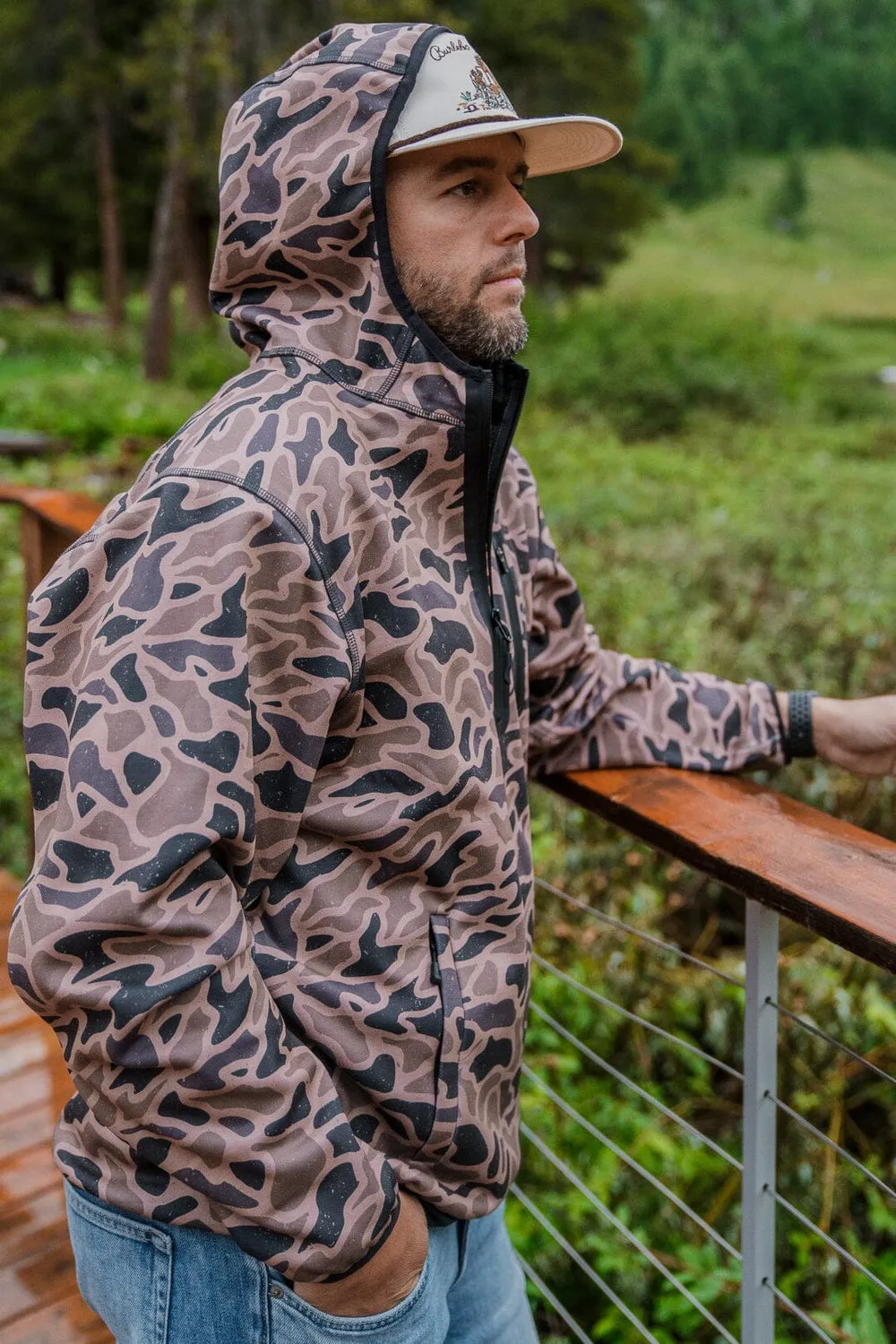 Burlebo Duke Tech Mid Layer Gauge Camo