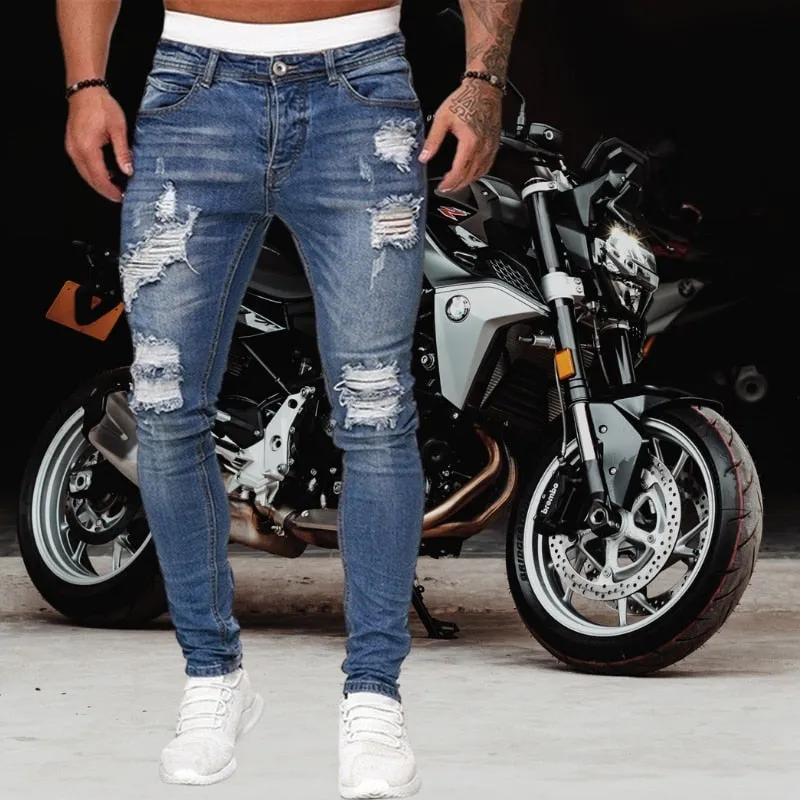 Casual Ripped   Jeans