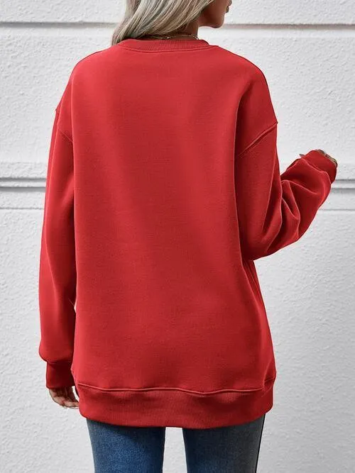 Cozy Christmas Tree Long Sleeve Pullover - Festive Winter Sweater