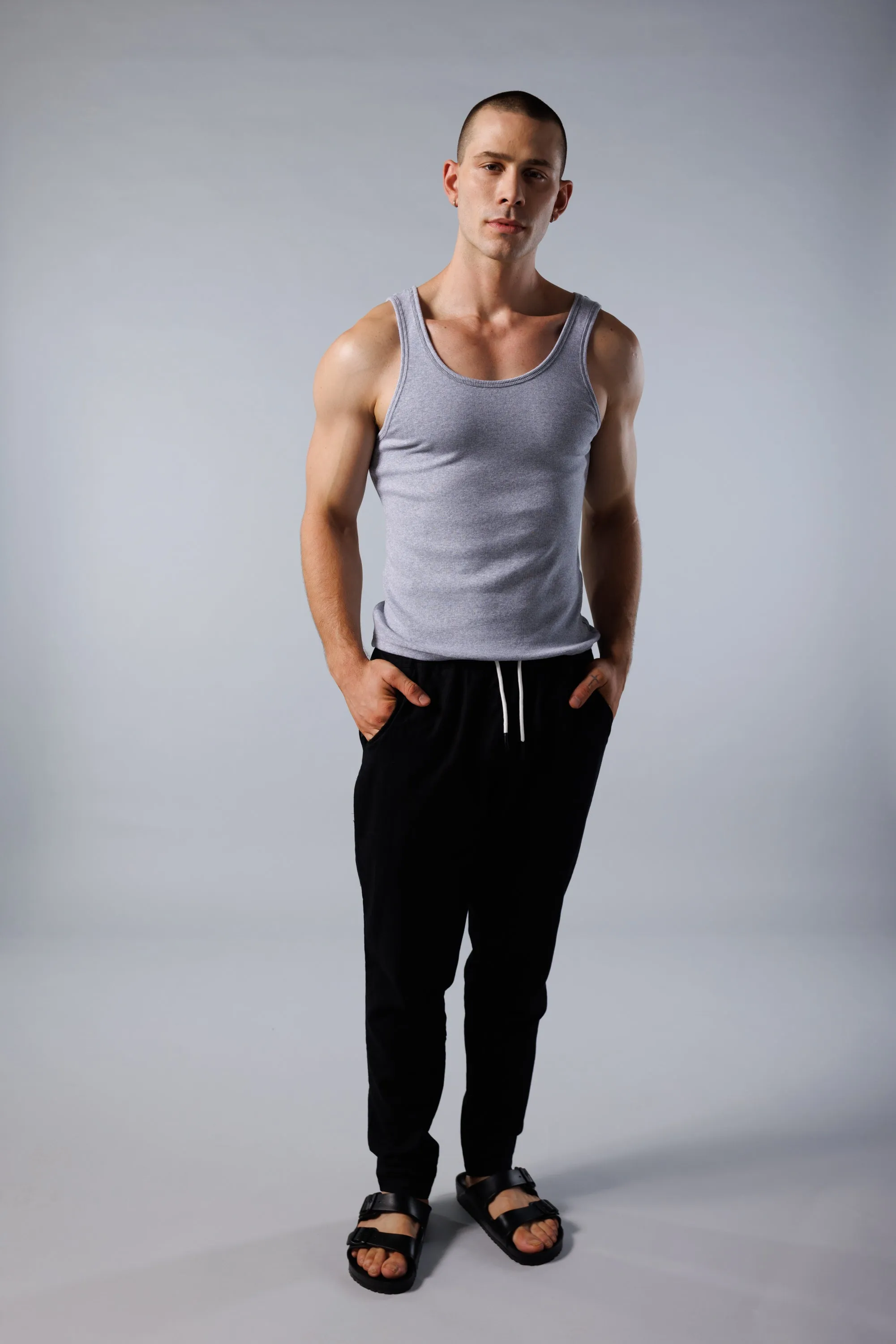 Crop Tank - Grey