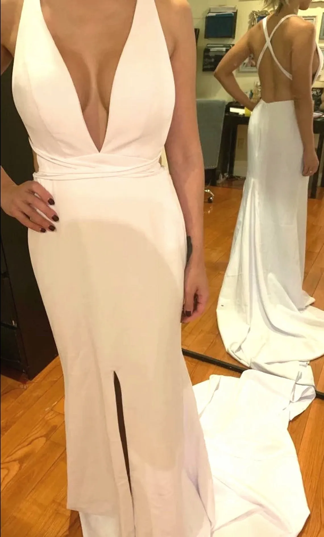 Fashion Simple Fitted Wedding Dress