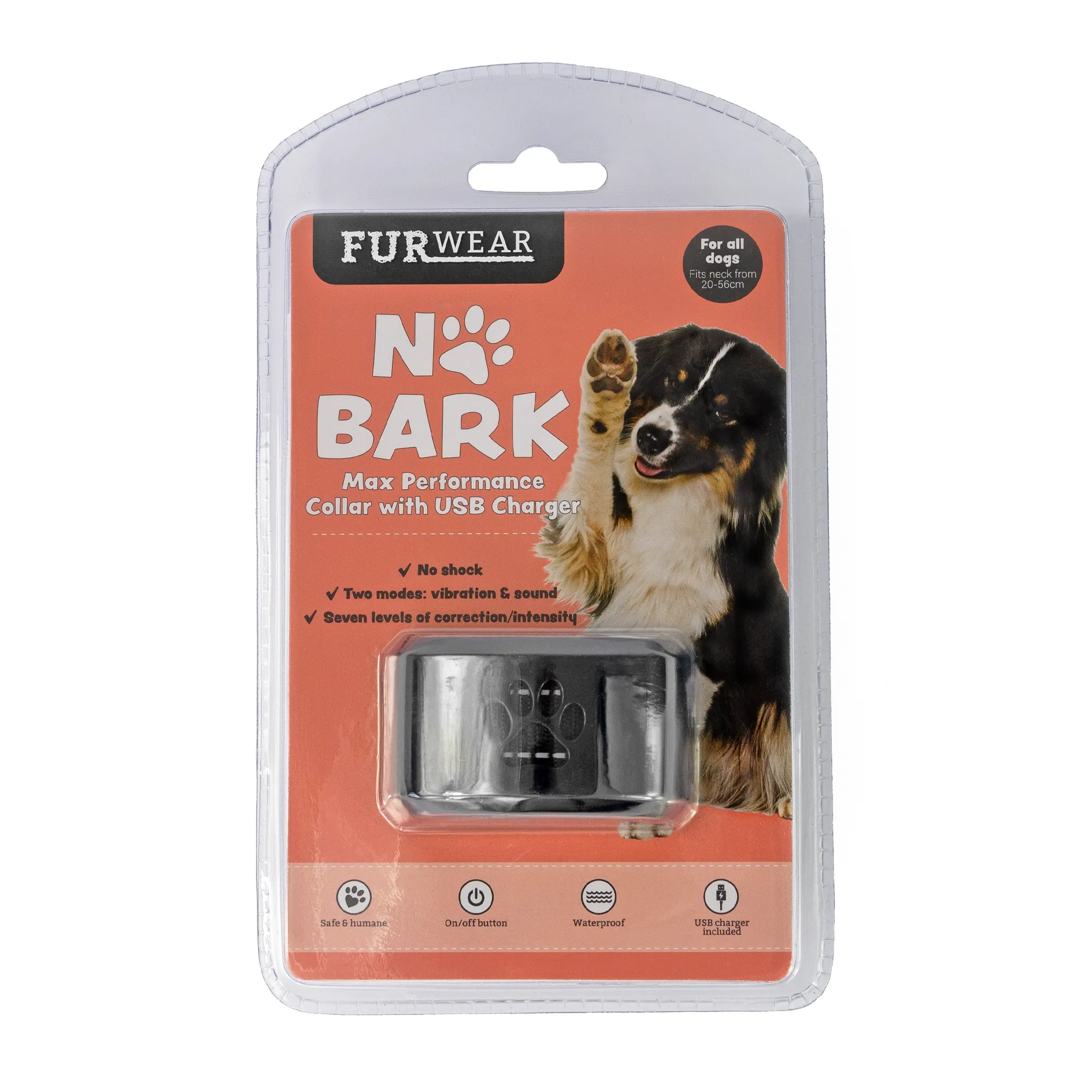 Furwear - No Bark Max Performance Collar (With USB)