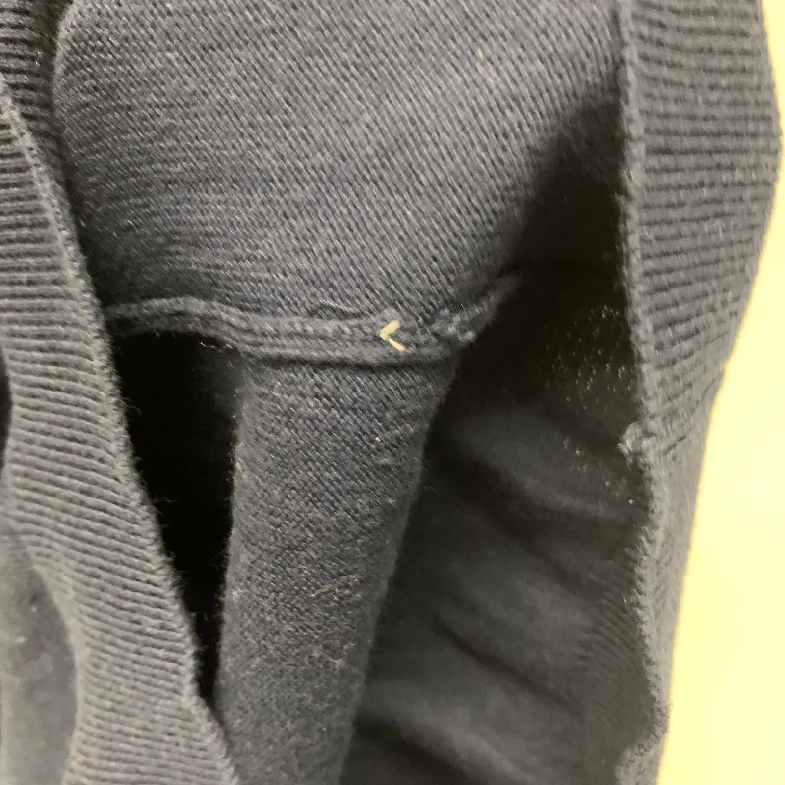 GANT Navy Blue Ladies Long Sleeve V-Neck Pullover Jumper Size UK M