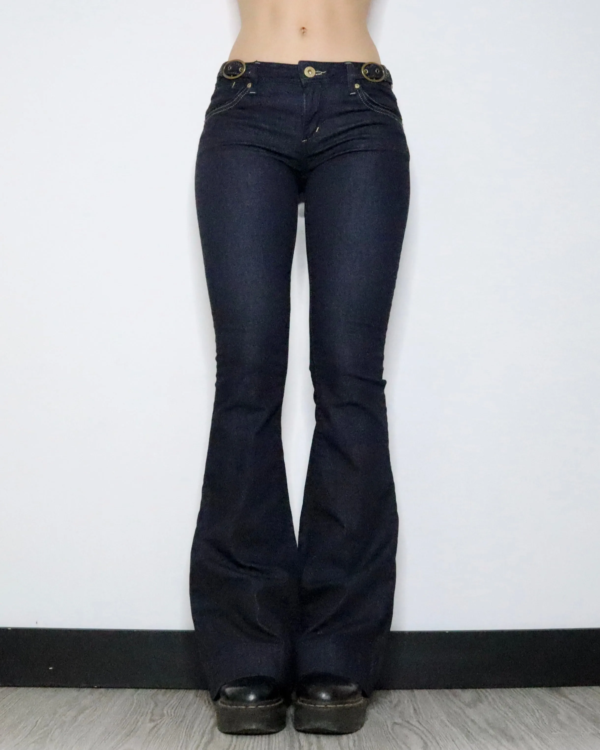 Guess Dark Wash Flare Jeans (S-M) 