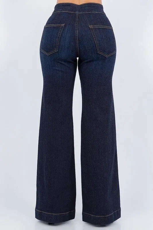 Harley Wide Leg Jean - Inseam 32