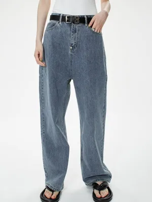 High Waist Outline Jeans