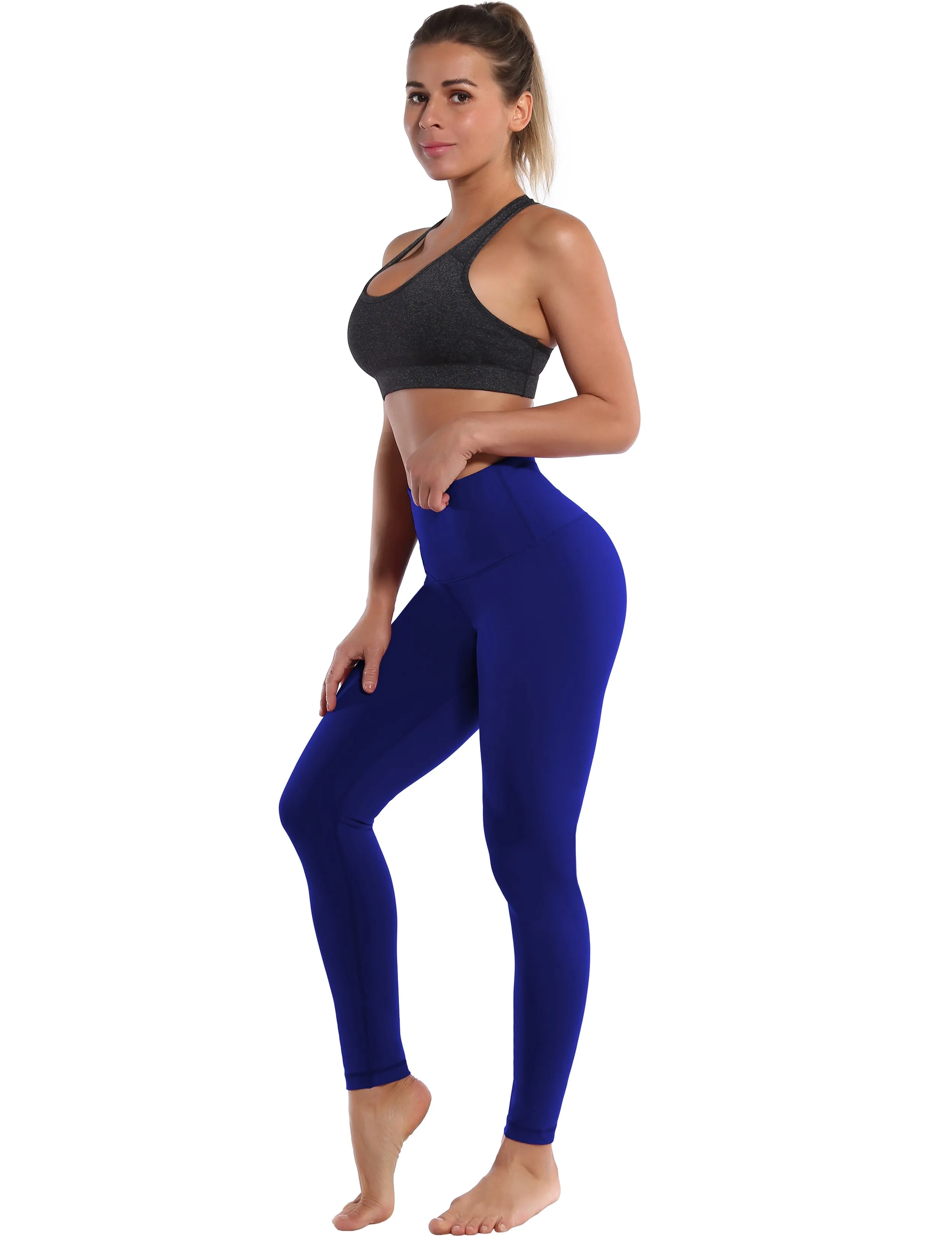 High Waist Running Pants navy_Running