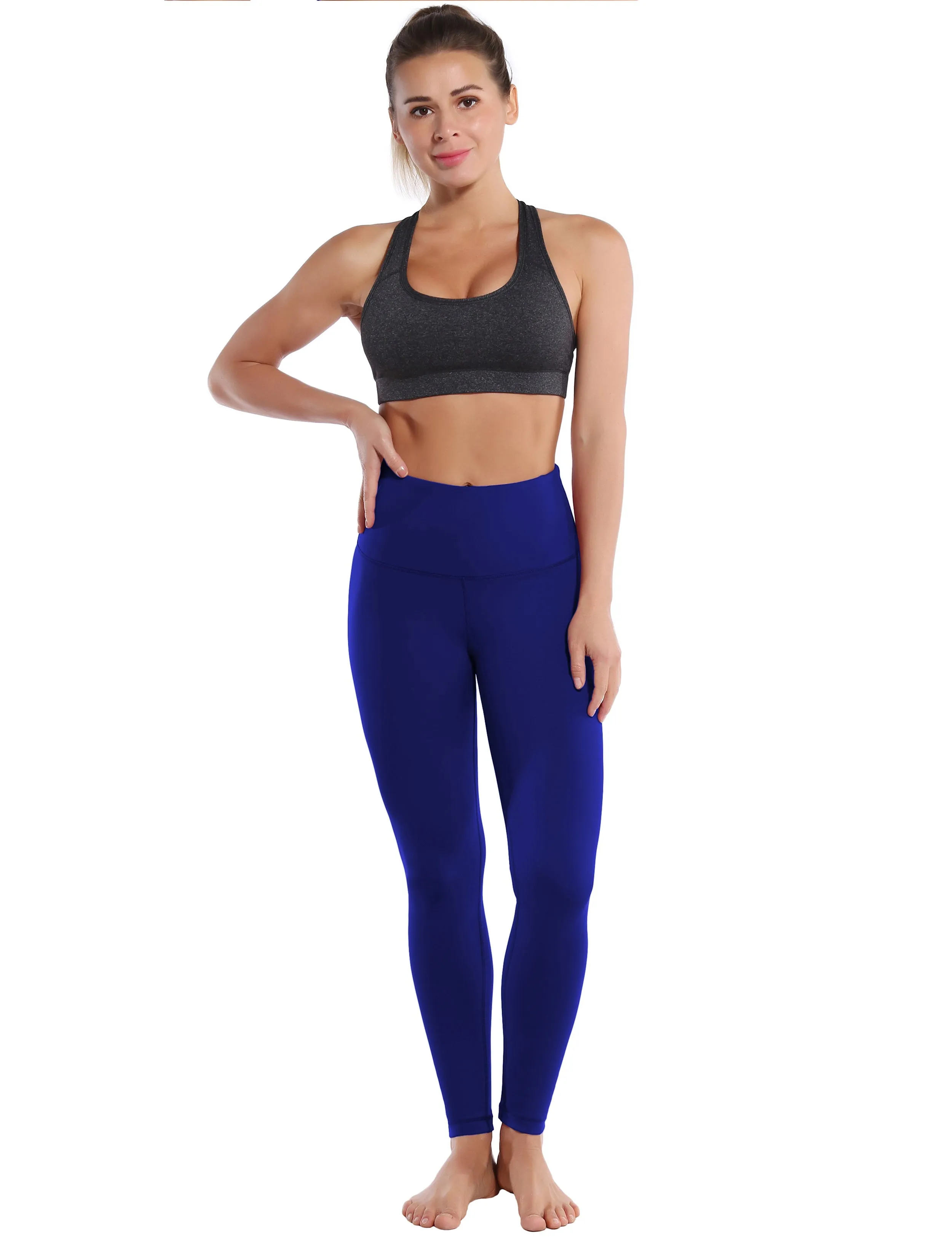 High Waist Running Pants navy_Running