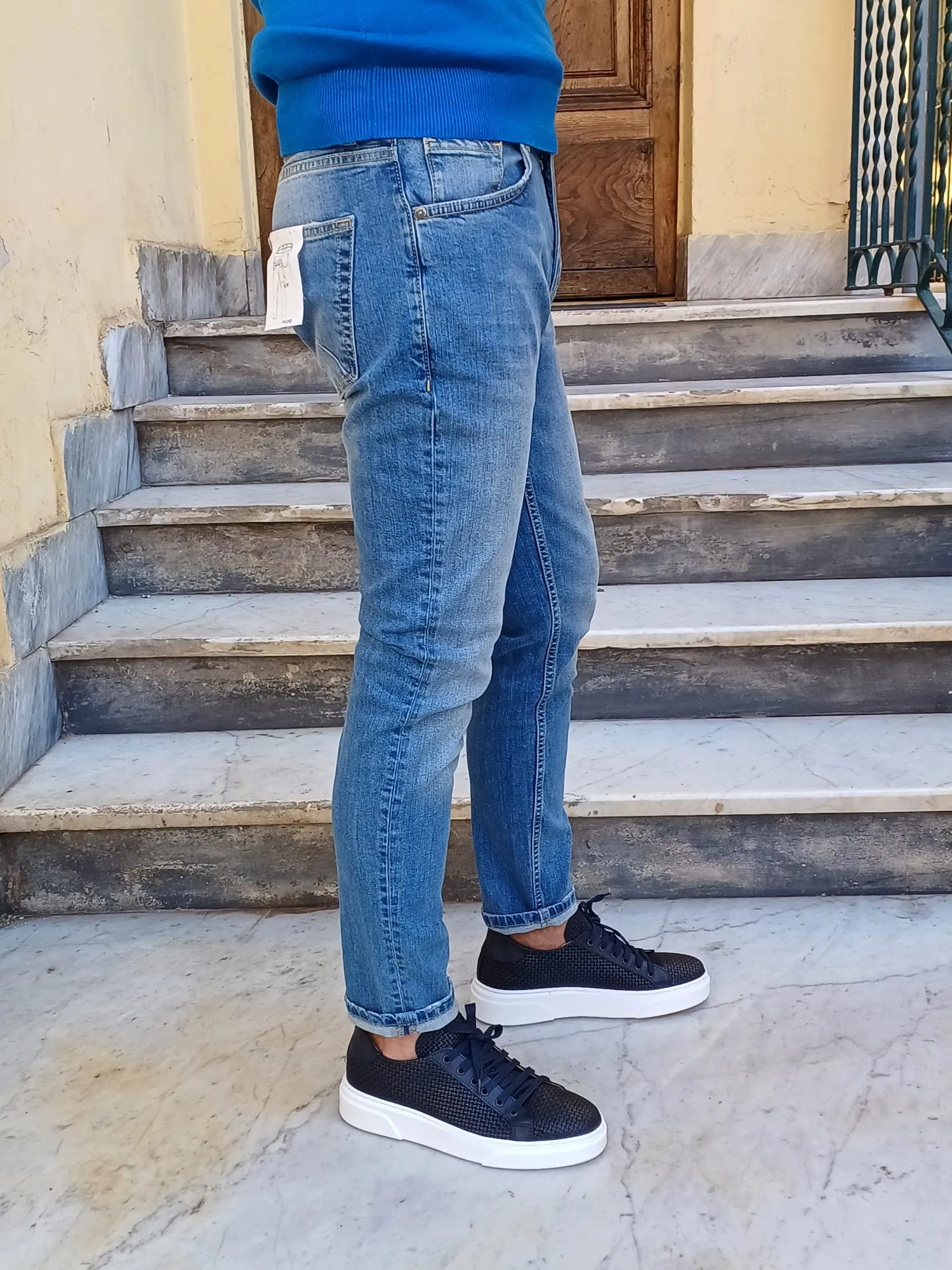 JEANS CINQUE TASCHE SSEINSE