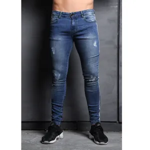 Jeans For Men New Fashion Knee Holes