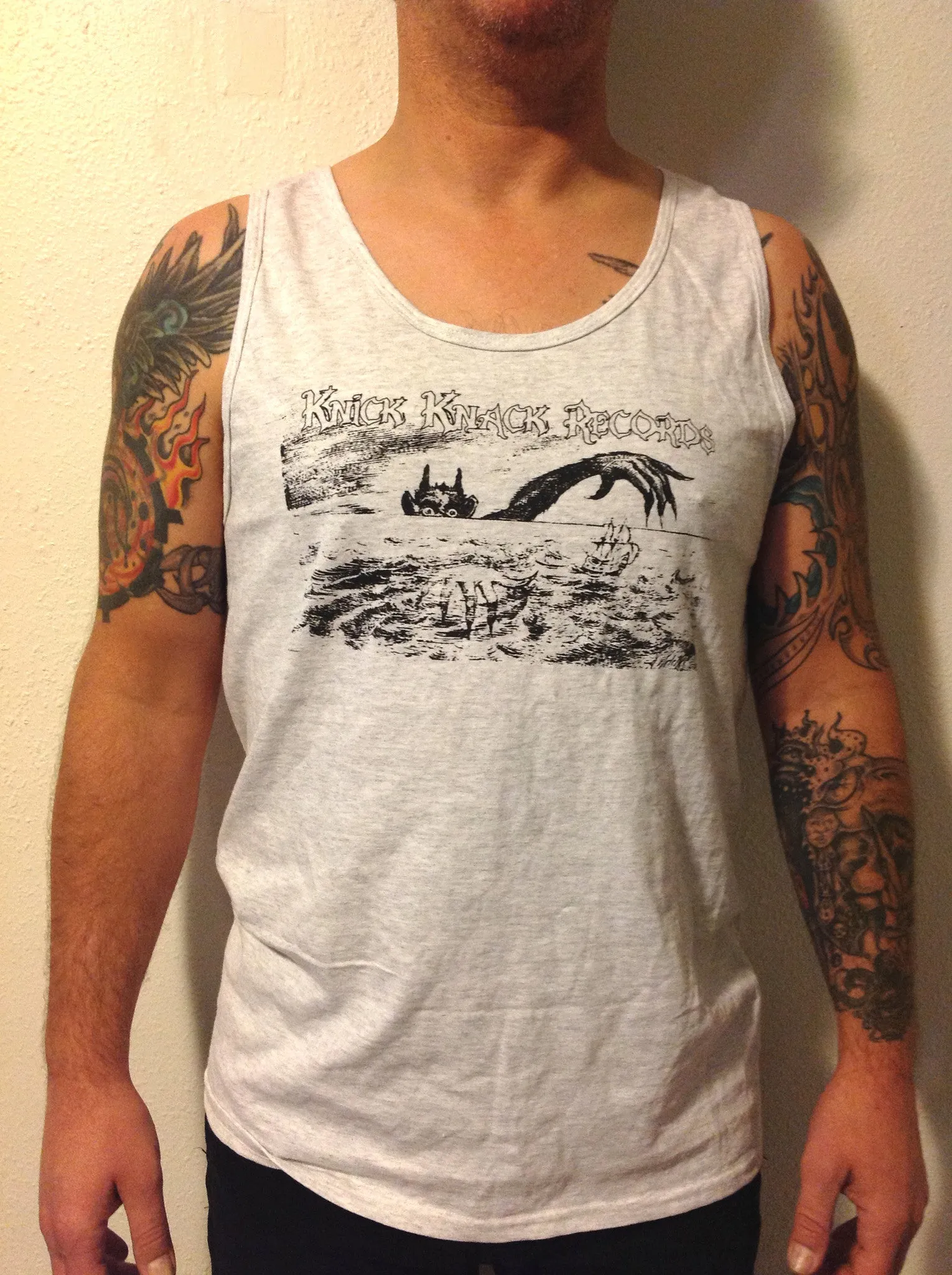Knick Knack Records Hand of Doom tank top