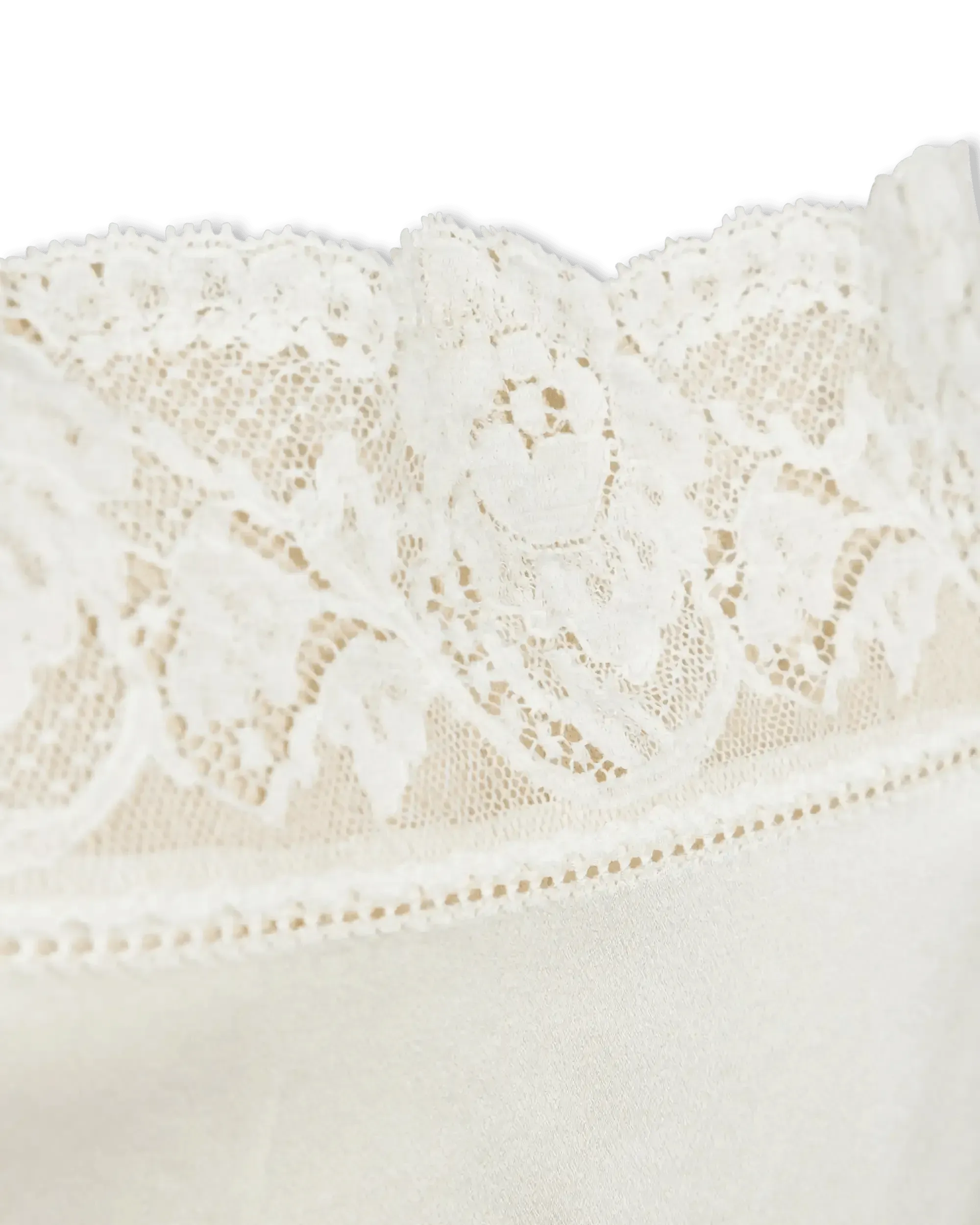Lace-Detailed Slip Dress