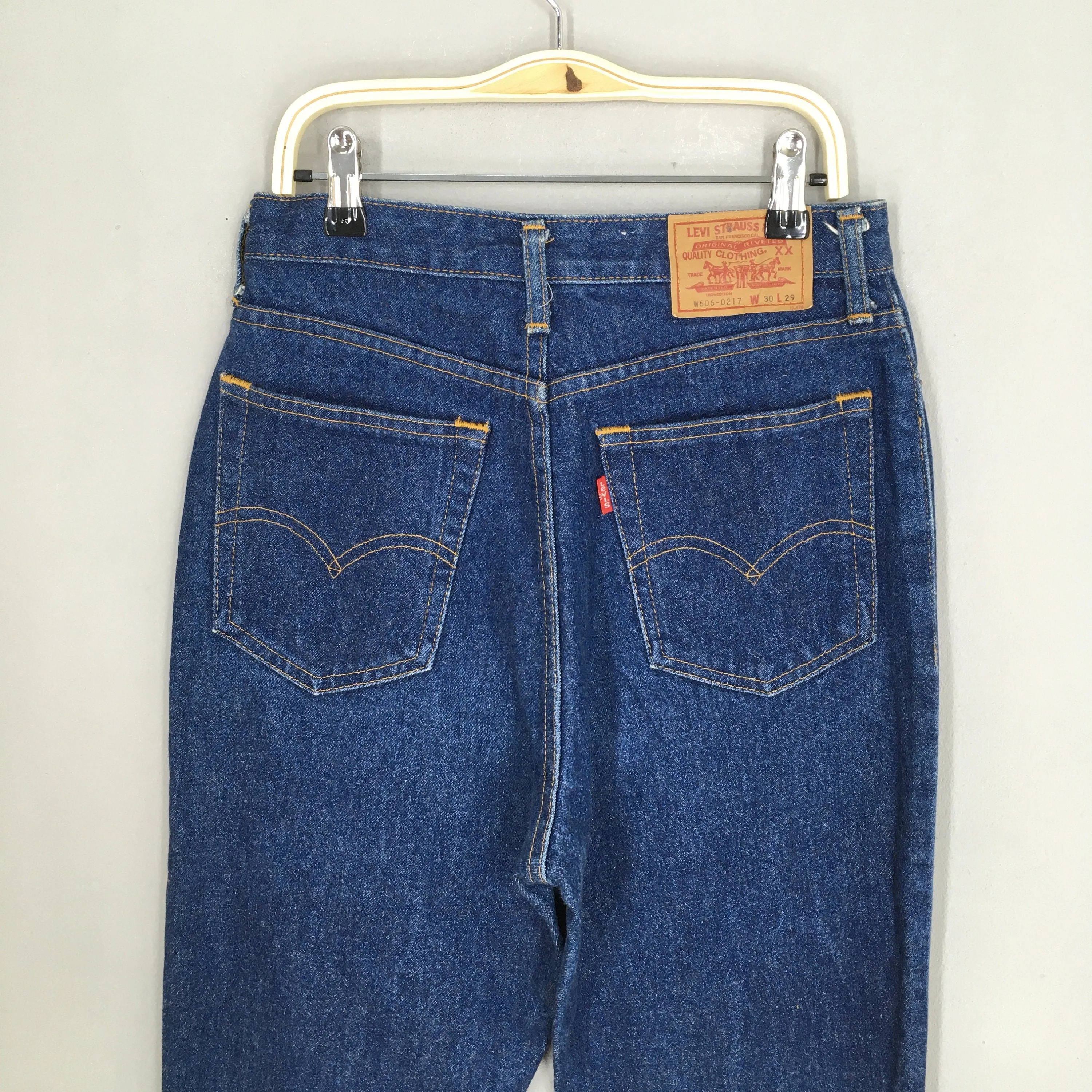 Levi's 606 Indigo Blue Women Denim Size 25x25