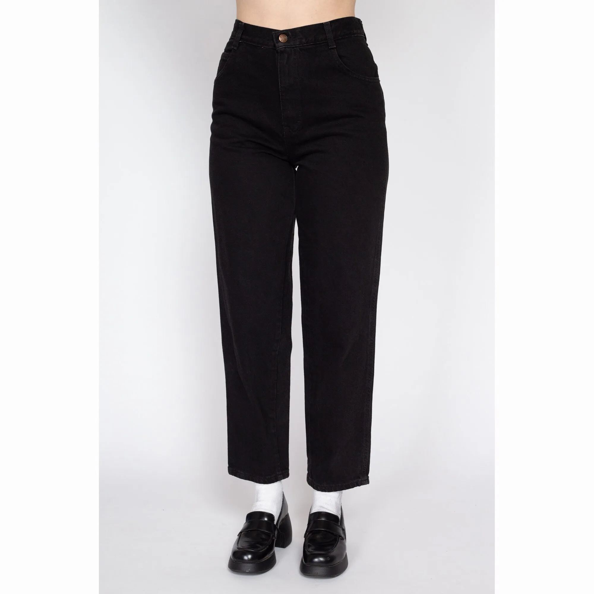 Medium 90s Gitano Black Denim Mom Jeans 29"