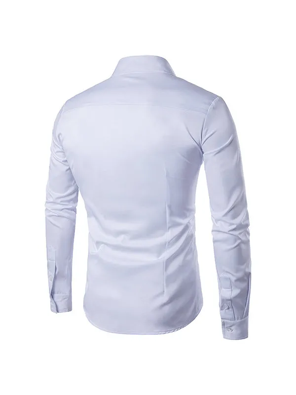 Men's Personalized Embroidered Long Sleeve Shirt