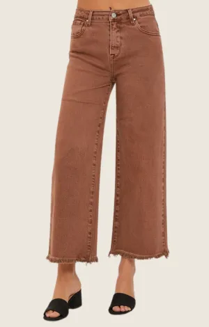 Nancy Espresso High Rise Jeans