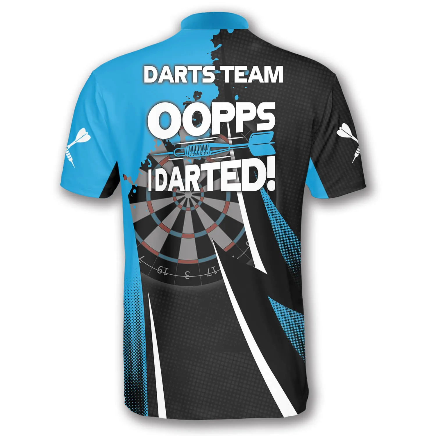 Oopps I Darted Custom Darts Jerseys for Men, Personalized Name Dart Jersey 3D Shirt