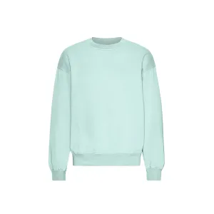 Organic Oversized Crew - Light Aqua