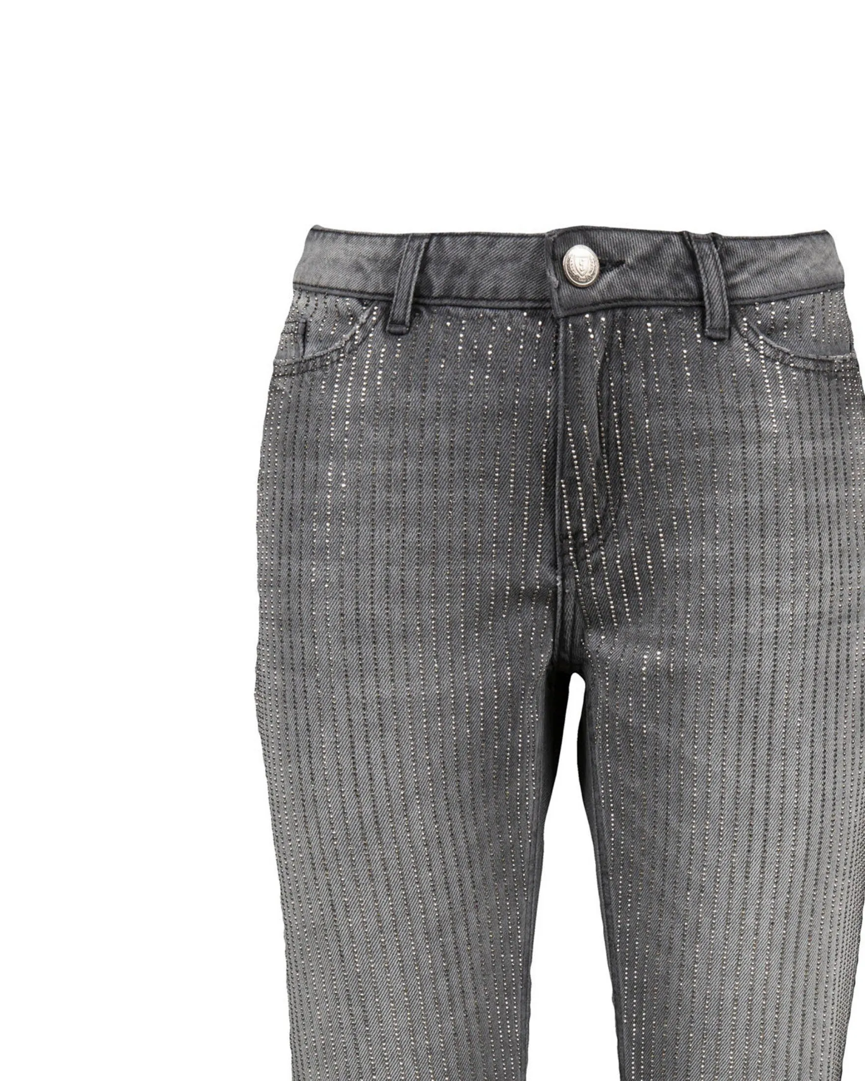 Pinstriped jeans