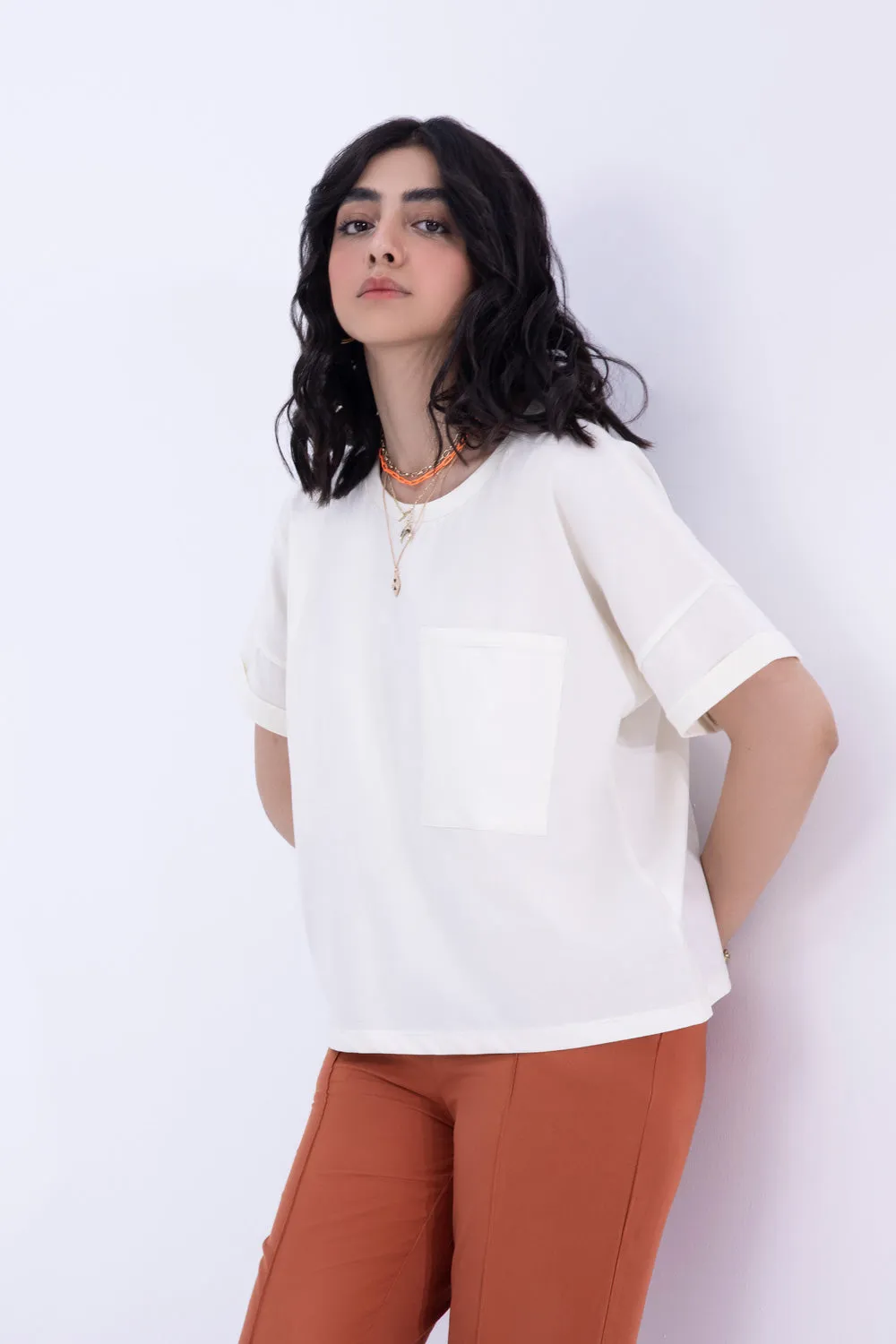 Pleated High Waist Pants