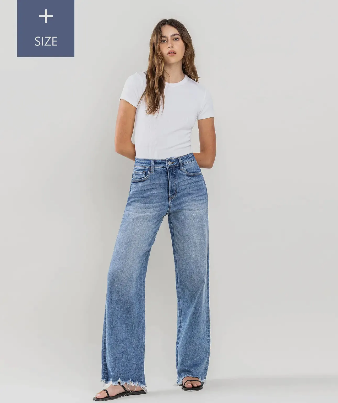 Plus Size Tummy Control 90’s Jean