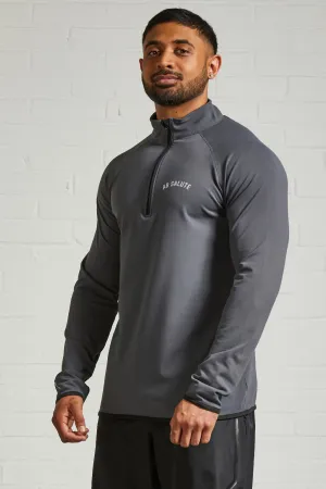 Premium Quarter Zip - Dark Grey