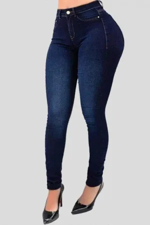 PY615 High Waist Stretchy Skinny Jeans
