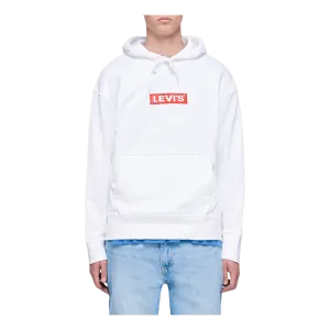 Relaxed Graphic Hoodie White