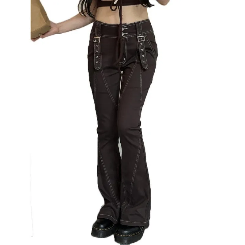 Retro Elegant Low Waist Jeans