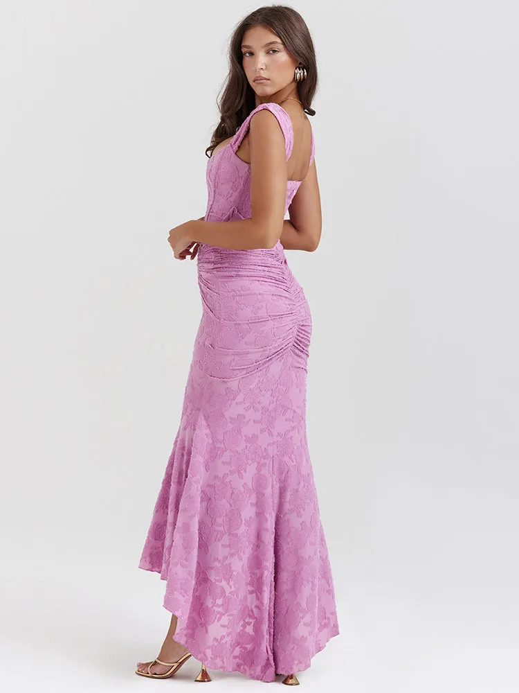 Sandy Off-shoulder Backless Sexy Evening Dress