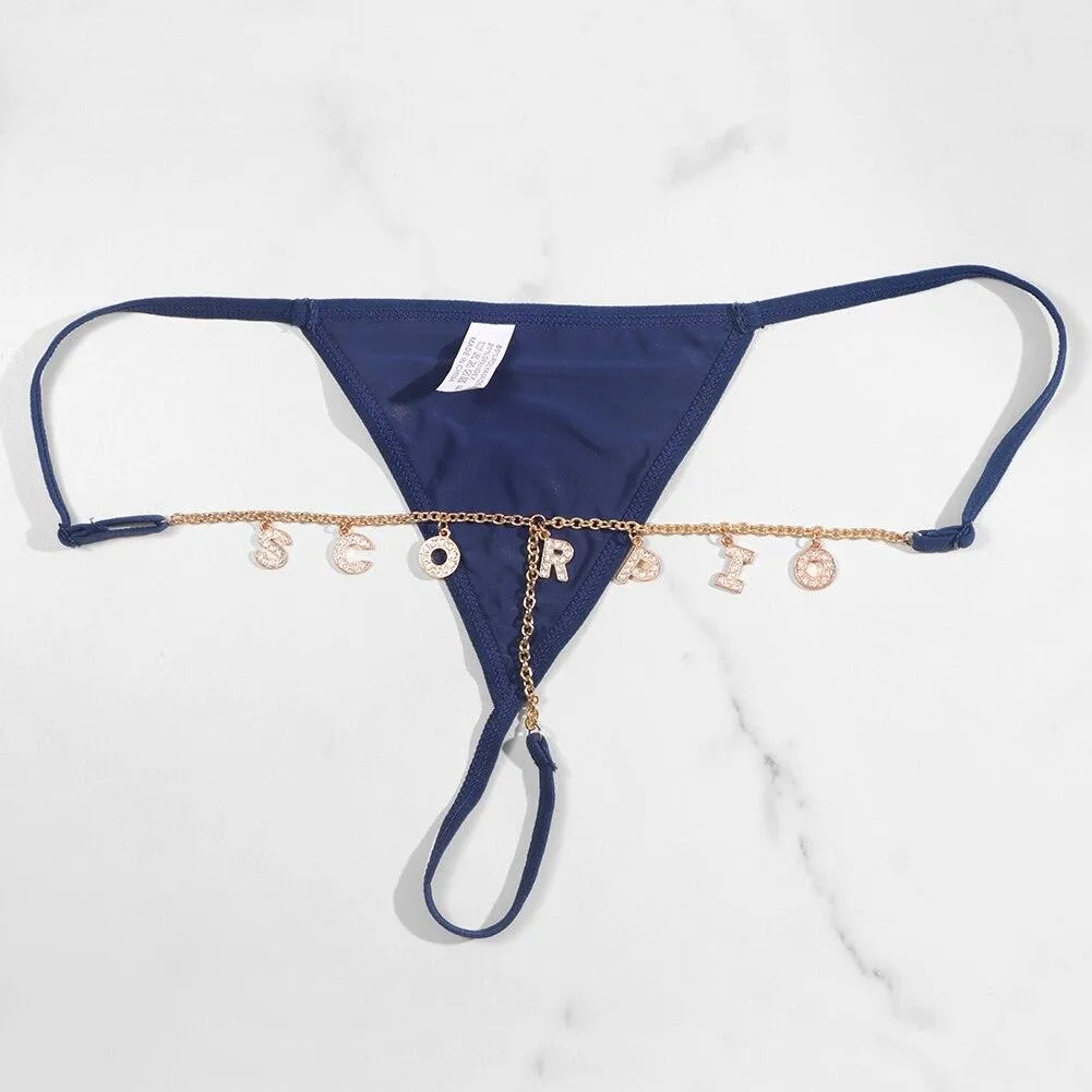 Sexy Rhinestone Golden Waist Body Chain