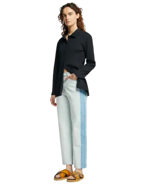 Size 25 -  Kloke Two Tone Straight Jeans